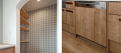 パントリーと食器洗浄機