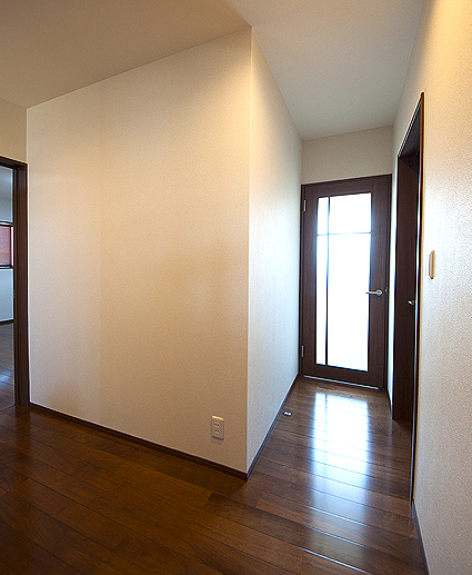 サンルームからのドア