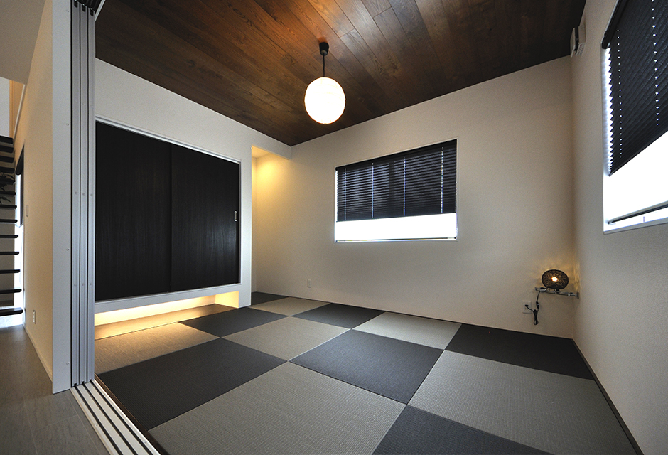 モダンな琉球畳の和室