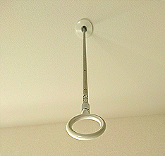 サンルームの物干し吊り金具