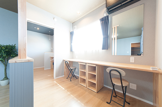 書斎＆パウダールーム