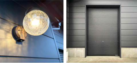 ランプと外部収納のシャッター