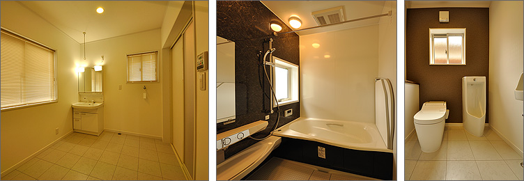 洗面脱衣室 / バスルーム / 1F トイレ